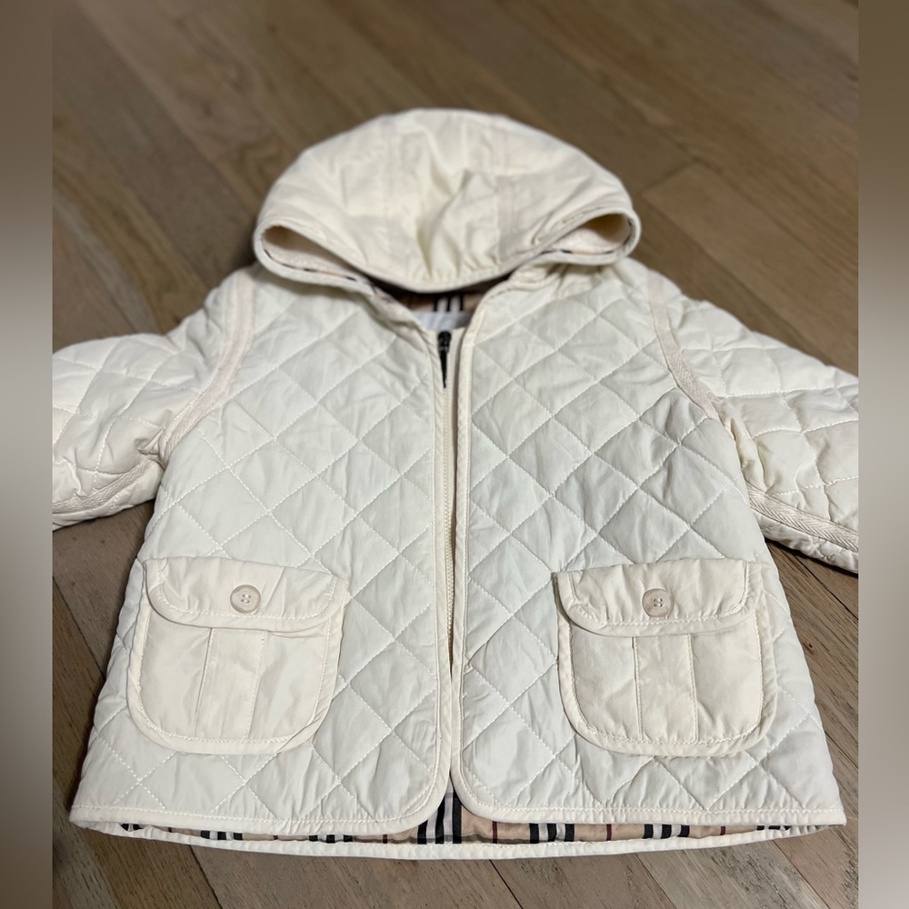 Burberry Baby ecru jacket, 12m